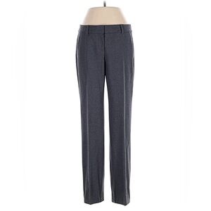 Theory Charcoal Straight-Leg Dress Trousers